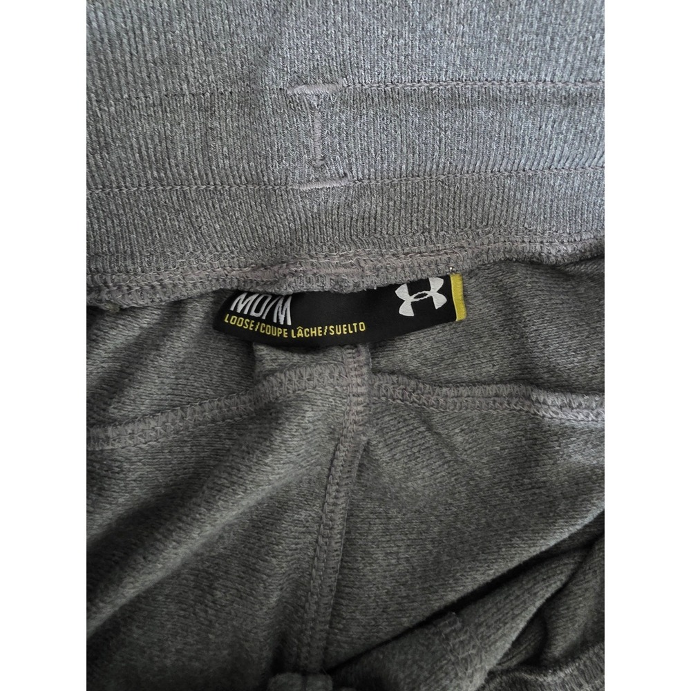 Under Armour Womens Gray Loose Fit Jogger Sweatpants Size Medium - Picture 3 of 5